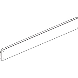 Pannello cieco 850x50mm 4 viti fissaggio per quadri elettrici protezione e finitura