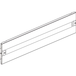Pannello chiusura quadro elettrico 1/4 giro 36 moduli 850x150 mm resistente