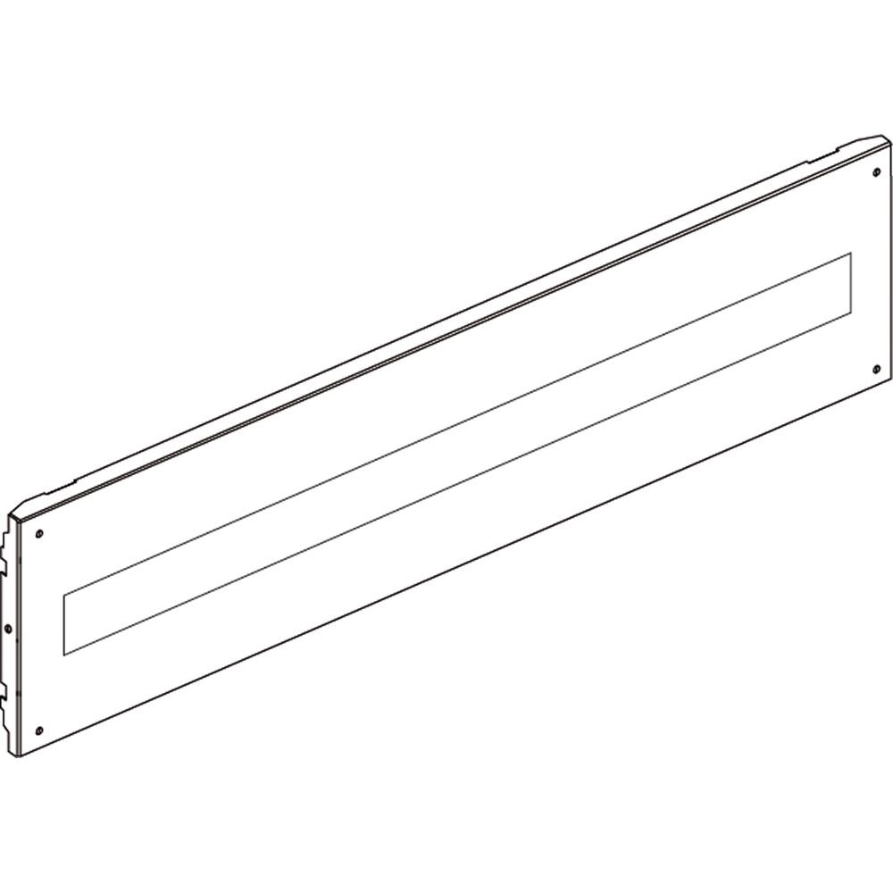 Pannello montaggio elettrico 36 moduli DIN 850x200 mm per impianti industriali e civili