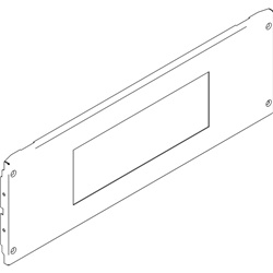 Pannello areato 850x200 mm 4 viti fissaggio ventilazione impianti elettrici