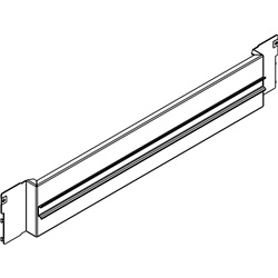 Piastra Megatiker fissa verticale 850mm fissaggio quadri e armadi elettrici
