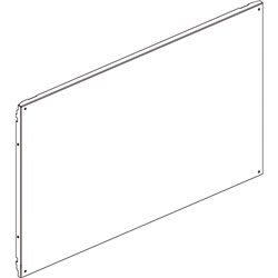 Pannello cieco 850x600 mm 4 viti fissaggio per quadri elettrici professionali