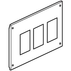 Pannello modulare 4 viti per Megatiker ME125-250 con differenziale larghezza 850mm per quadri elettrici
