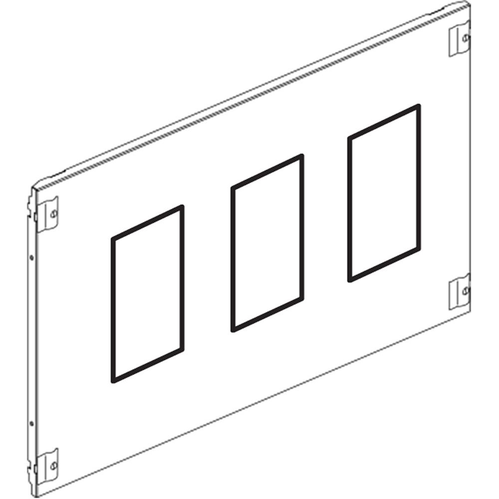 Pannello frontale 1/4 giro metallo per Megatiker ME125-250 con differenziale larghezza 850mm