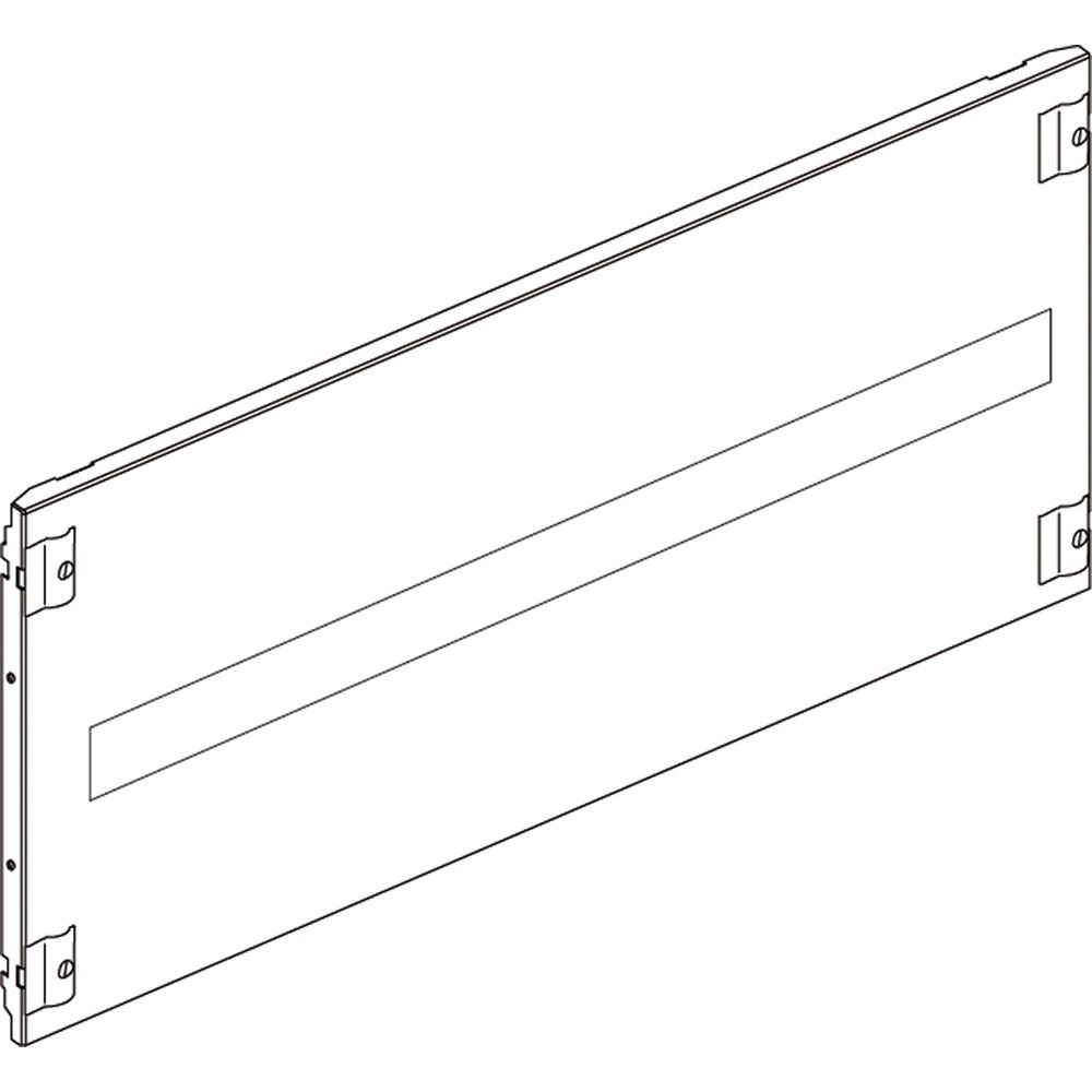 Pannello chiusura quadro elettrico 1/4 giro 36 moduli DIN 850x300 mm uso industriale e civile