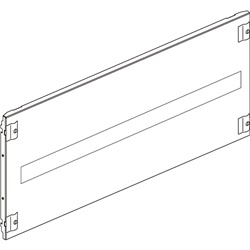 Pannello chiusura quadro elettrico 1/4 giro 36 moduli DIN 850x300 mm uso industriale e civile