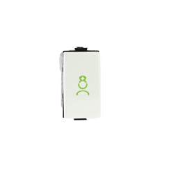 Pulsante presenza WC 1P NC Matix con icona infermiera verde per ambienti sanitari
