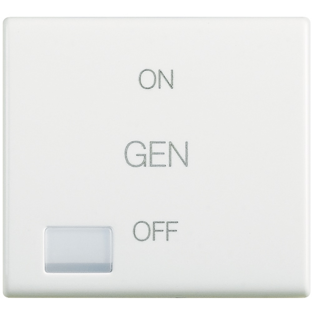 Copritasto ON OFF MATIX Gen 2 2 moduli alta qualità materiali privi alogeni controllo luminoso uso residenziale e professionale