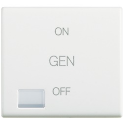 Copritasto ON OFF MATIX Gen 2 2 moduli alta qualità materiali privi alogeni controllo luminoso uso residenziale e professionale