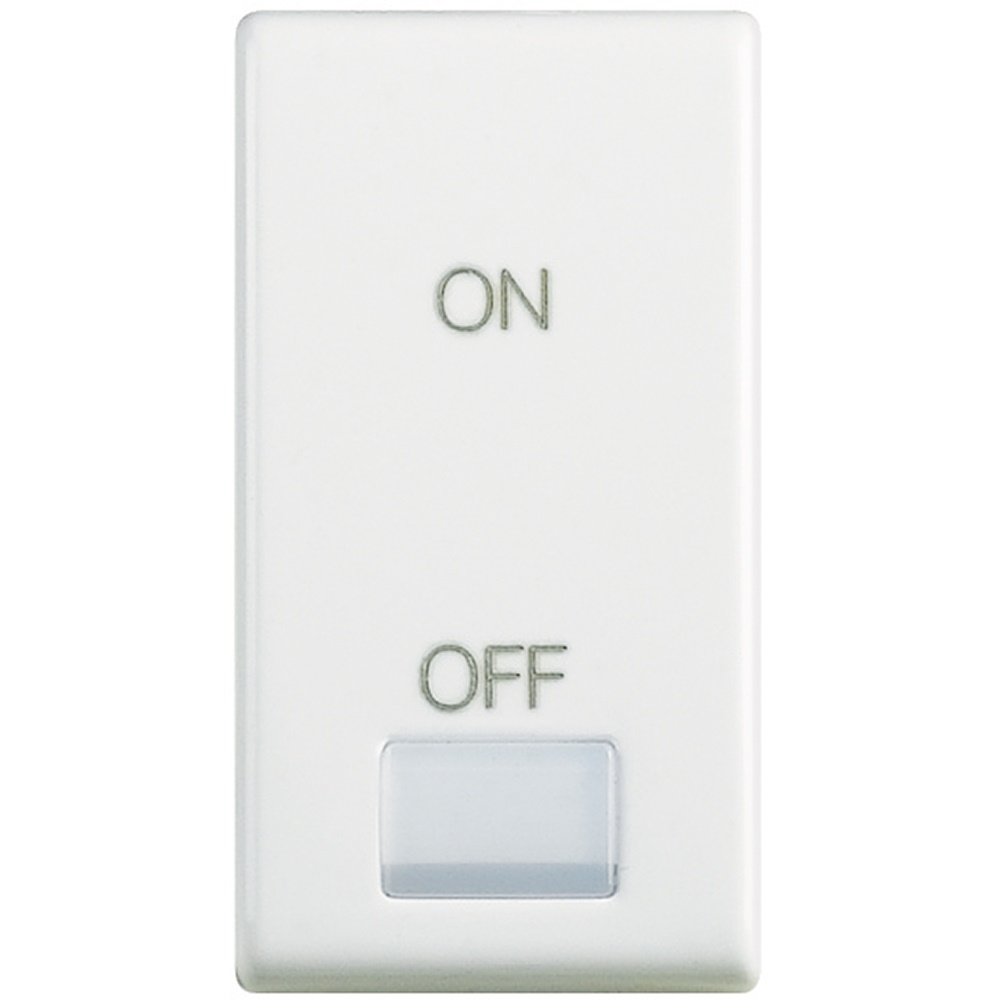 Copritasto ON OFF Matix materiale alta qualità senza alogeni per impianti elettrici residenziali e commerciali