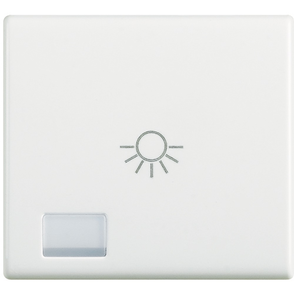 Copritasto Matix simbolo luminoso 2 moduli per impianti elettrici sicurezza accessibilità