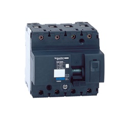 Interruttore magnetotermico 4 poli 100A curva C protezione cortocircuiti industriale