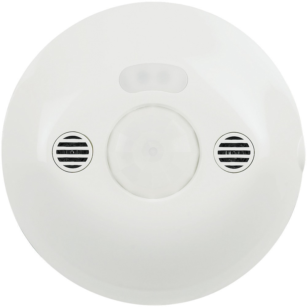 Sensore da soffitto PIR+ultrasuoni doppia tecnologia IP20 per controllo presenza e illuminazione ambienti interni