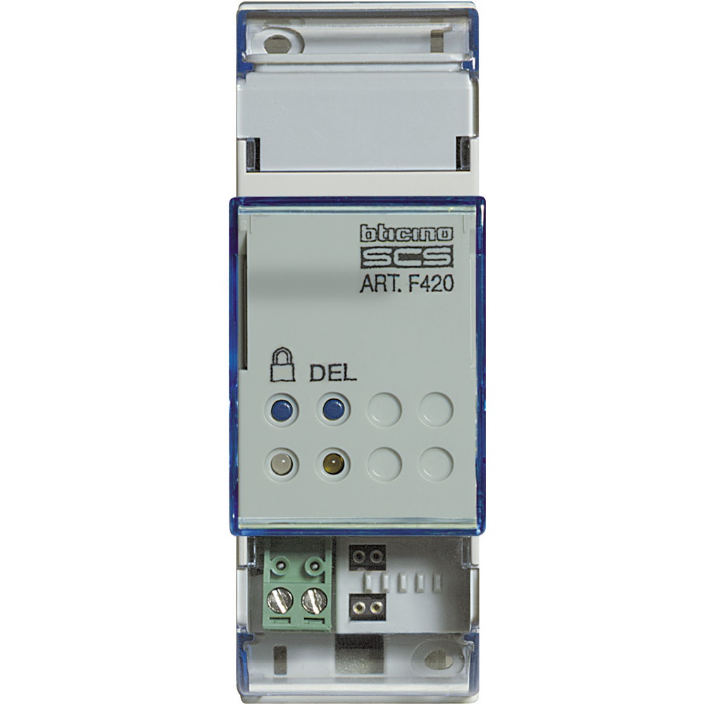 Modulo scenari MH 2 moduli DIN automazione impianti civili industriali controllo personalizzato