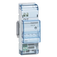 Interfaccia SCS compatta 2 moduli DIN per automazione e antifurto impianti elettrici domotici