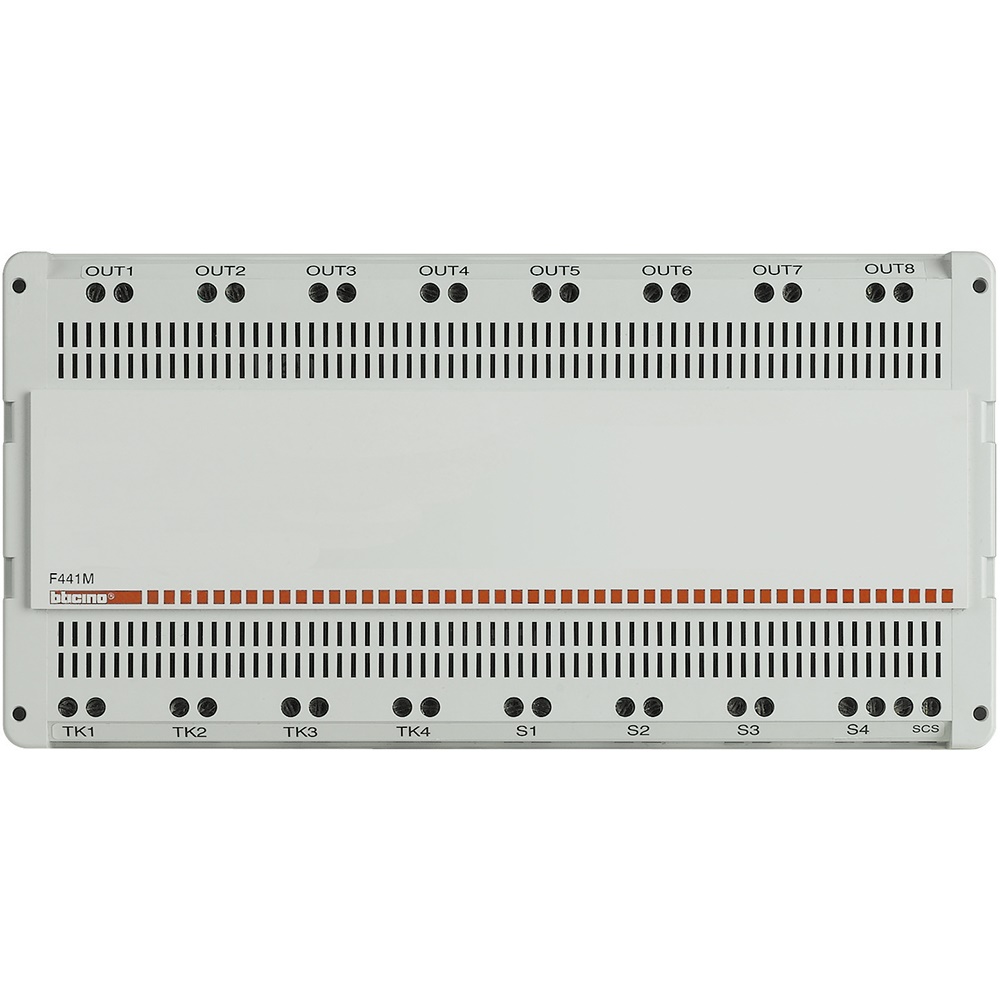 Matrice multicanale audio 10 vie per impianti diffusione sonora e videocitofonia SCS