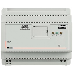 Driver manager BTicino F459 integrazione sistemi automazione domestica moduli DIN controllo centralizzato impianti elettrici