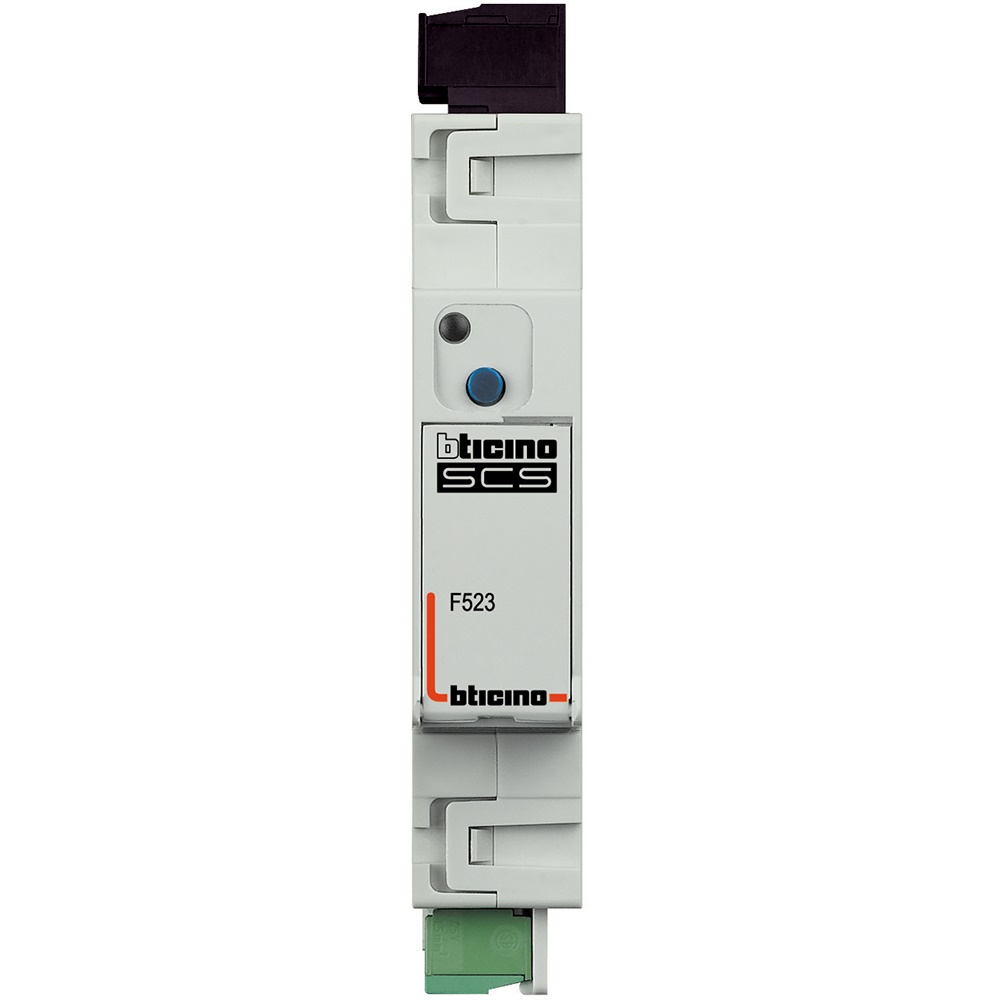 Attuatore elettrico 16A 1 modulo DIN controllo carichi automazione impianti civili industriali