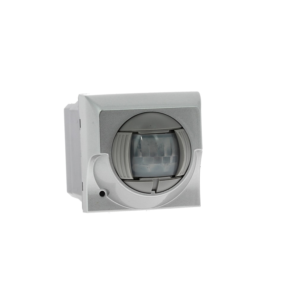 Sensore doppia tecnologia PIR+MW 8m incasso 2 moduli AXOLUTE grigio tech