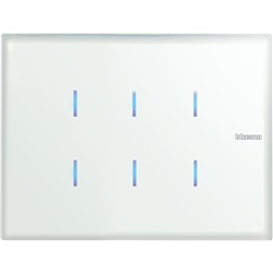 Comando Axolute Whice 3 moduli 6 tasti capacitivi touch per gestione luci e tapparelle