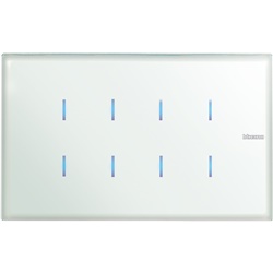 Comando Axolute Whice 4 moduli 8 tasti capacitivi regolabili per luci e tapparelle