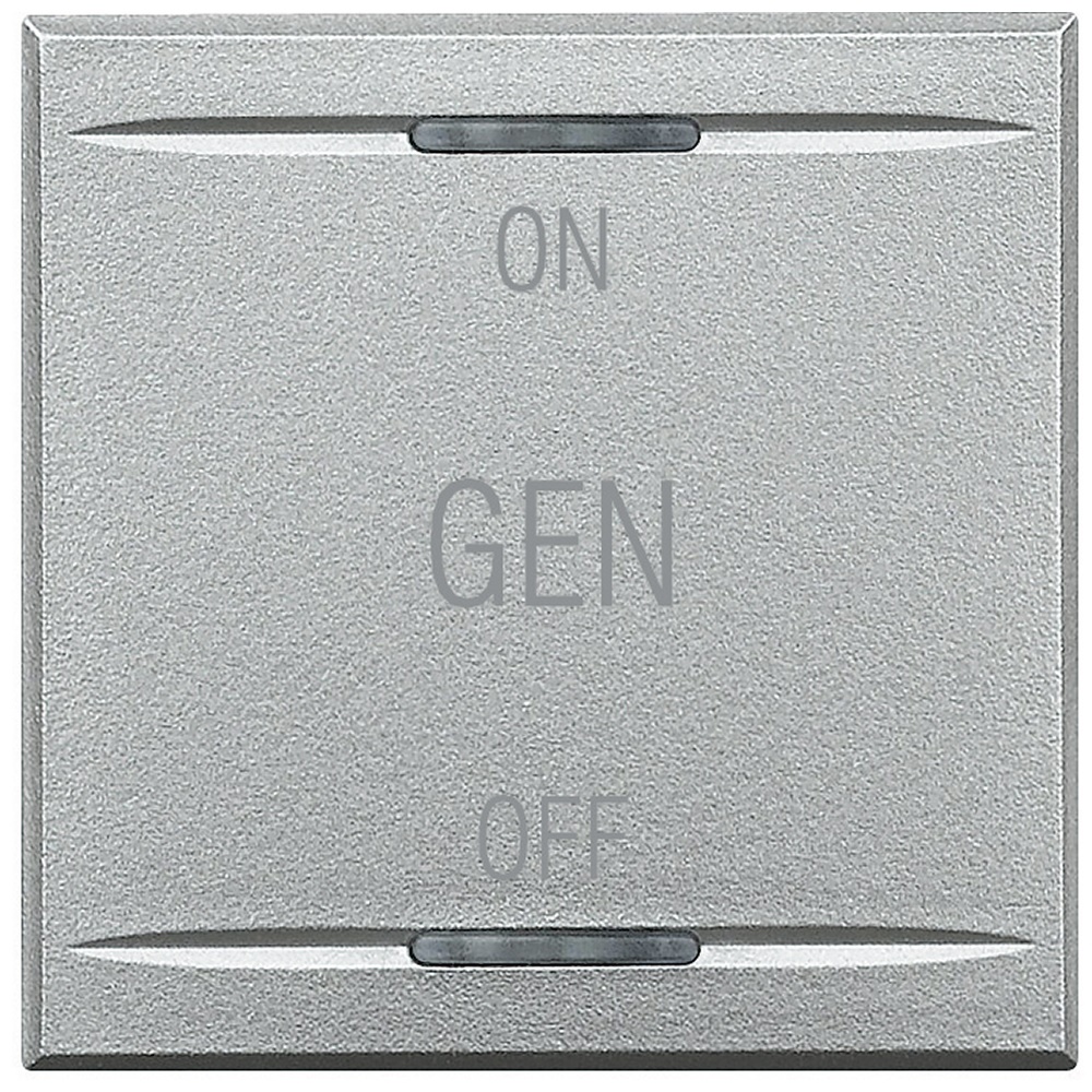 Copritasto Axolute 2 funzioni ON OFF GEN 2 moduli chiaro con lenti illuminabili per impianti elettrici