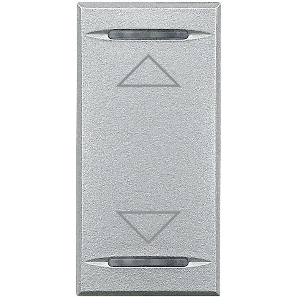 Copritasto Axolute 2 funzioni con simbolo serigrafato Su Giù illuminabile 1 modulo tech