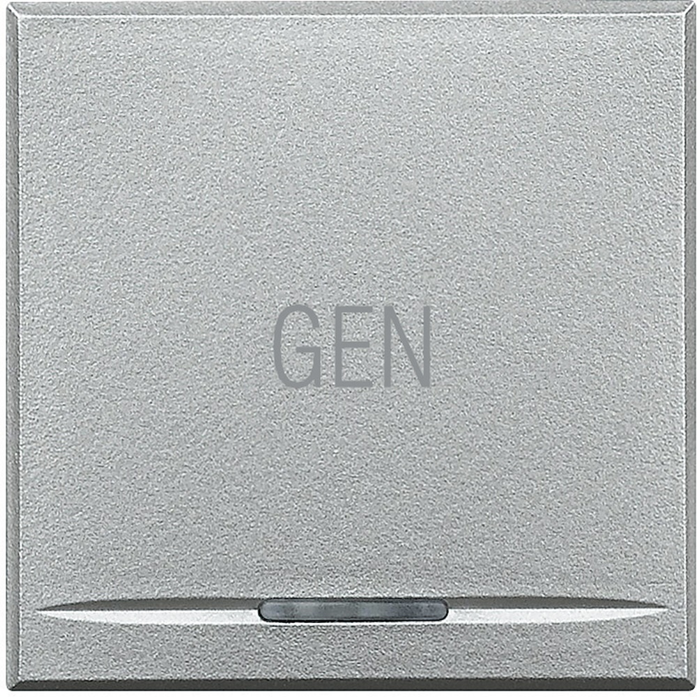 Copritasto Axolute GEN 2 2 moduli lente illuminabile simbolo GEN applicazioni elettriche controllo