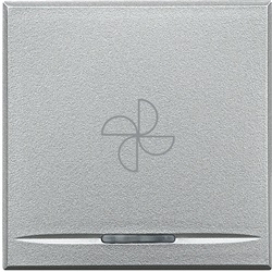 Copritasto Axolute 2 moduli funzione aspiratore lente illuminabile simbolo aspiratore tecnico