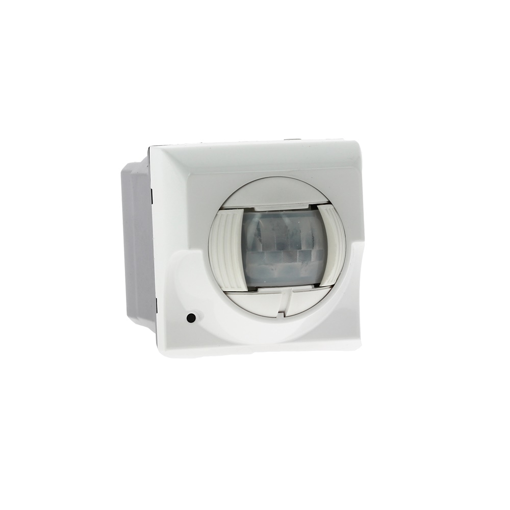 Sensore doppia tecnologia PIR+MW 8m incasso 2 moduli AXOLUTE bianco per controllo ambientale