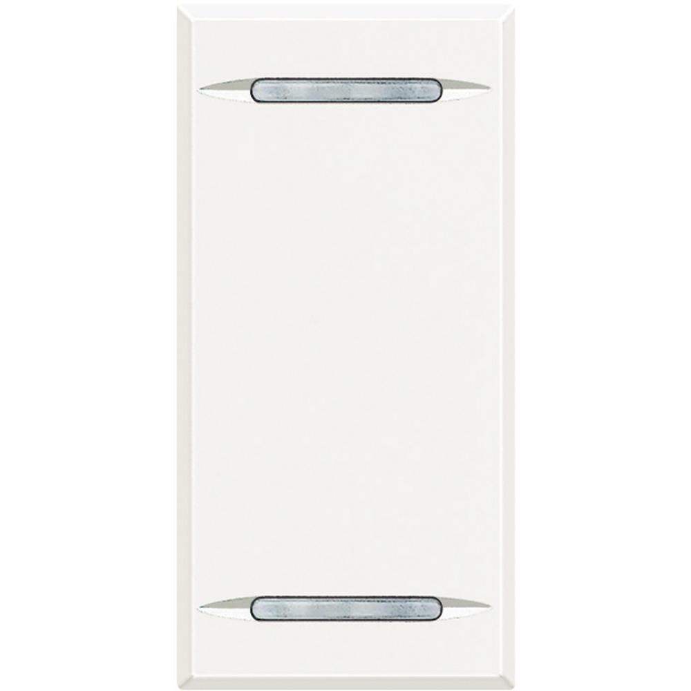 Copritasto Axolute 2 funzioni 1 modulo bianco per impianti elettrici moderni