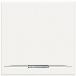 Copritasto Axolute 1 funzione 2 moduli bianco per impianti elettrici residenziali