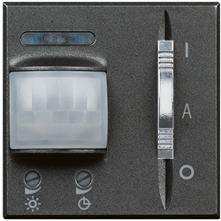 Interruttore IR passivo 500W uscita relè 6A res 2A ind 230Vac antracite axolute