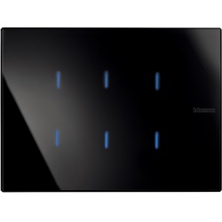 Comando Axolute Nighter 3 moduli 6 tasti capacitivi LED regolabile controllo luci tapparelle scenari