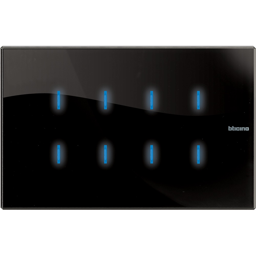 Comando Axolute Nighter 4 moduli 8 tasti capacitivi gestione luci tapparelle scenari