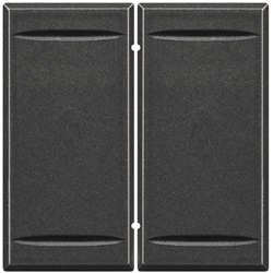 Copritasti Axolute 1 modulo per rivelatore allagamento HA/HB4572 scuro