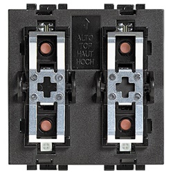 Comando tapparelle bus LivingLight 3 pulsanti 3 led bicolore incasso per automazione domestica