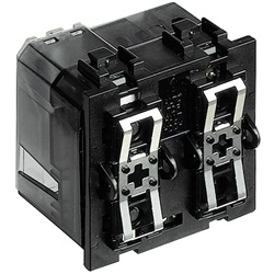 Attuatore tapparelle bus 2 moduli 2 relè 2A 250Vac comando locale per impianti elettrici residenziali