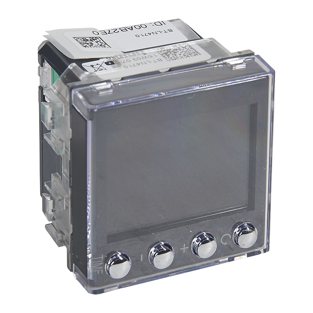 Display energia elettrica 1,6” compatto 2 moduli DIN per impianti elettrici