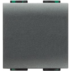 Interfaccia SCS ZigBee antracite 2 moduli per automazione domotica bus radio