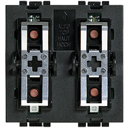 Comando carichi singoli/doppi 2 moduli per impianti elettrici residenziali e commerciali