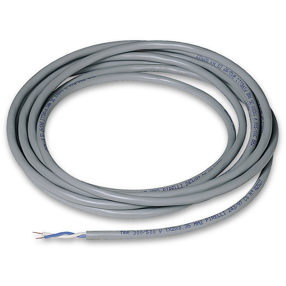 Doppino con guaina 100m cavo elettrico 2 conduttori isolamento 300/500V per installazioni sicure
