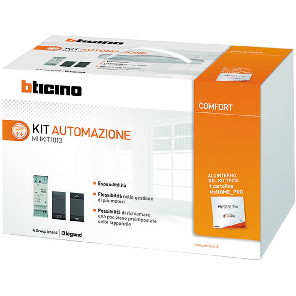 Kit automazione tapparelle 5 attuatori relè comando singolo e generale MY HOME LIVINGLIGHT