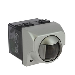 Sensore movimento doppia tecnologia PIR+MW 8m incasso 2 moduli LivingLight grigio tech