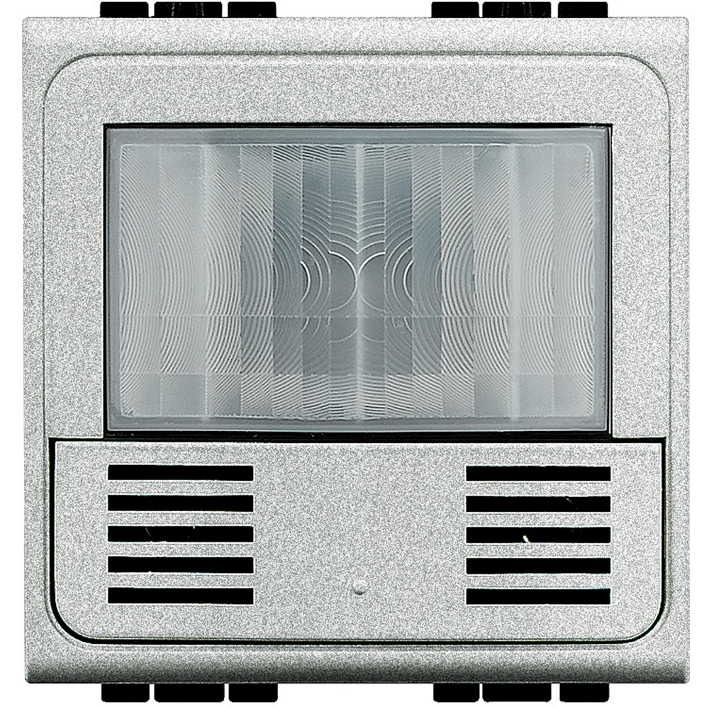 Sensore presenza doppia tecnologia PIR+US LivingLight Green Switch incasso 2 moduli IP20 uso civile