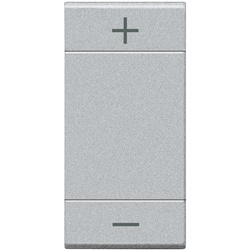 Copritasto dimmer 1 modulo Livinglight materiali alta qualità sicurezza installazione facile ambienti moderni