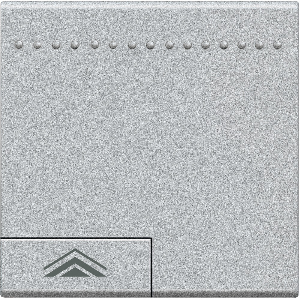 Copritasto Light Tech simbolo dimmer 2 moduli illuminabile per impianti elettrici residenziali e commerciali