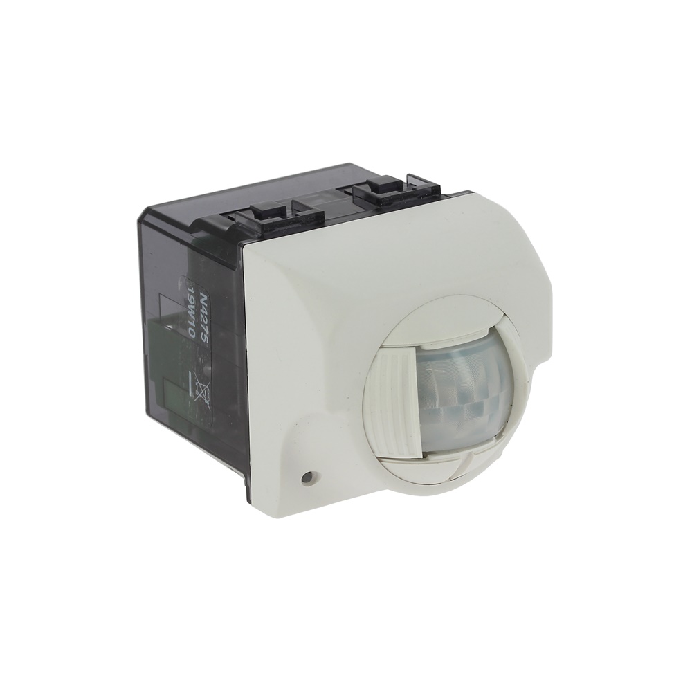 Sensore doppia tecnologia PIR+MW 8m incasso 2 moduli LivingLight bianco