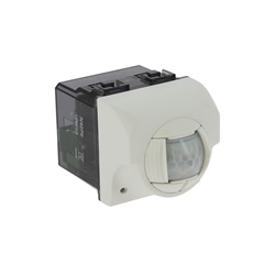 Sensore doppia tecnologia PIR+MW 8m incasso 2 moduli LivingLight bianco