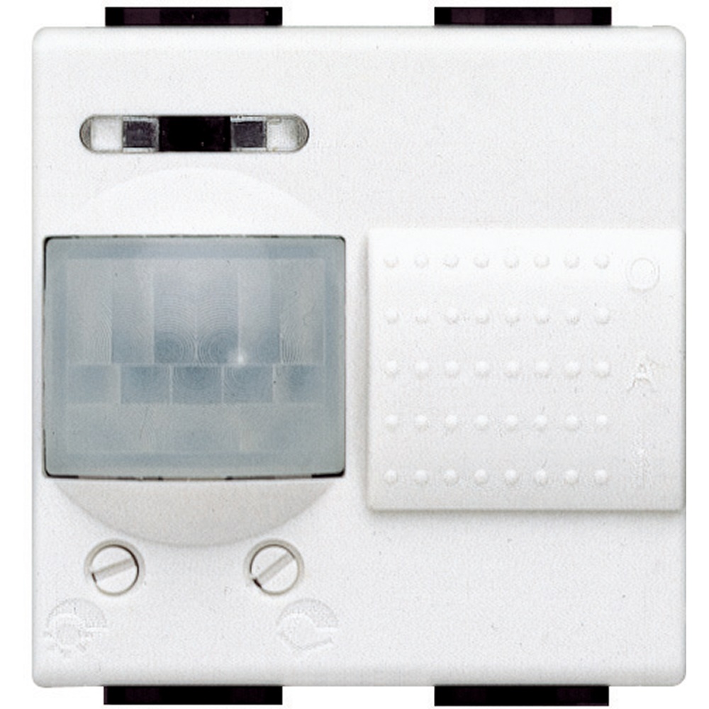 Interruttore infrared passivo 500W uscita relè 6A 230V bianco per controllo luci